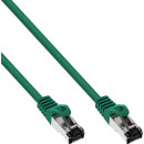 InLine® Patchkabel, S/FTP (PiMf), Cat.8.1, 2000MHz, halogenfrei, grün, 5m