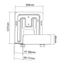 InLine® Universalhalterung für Mediageräte / Streaming-Boxen, 41-69mm