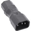 InLine Netzadapter IEC 60320 C14 / C13, 3pol....