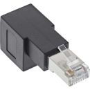 InLine Patchkabel-Adapter Cat.6A, RJ45 Stecker / Buchse,...