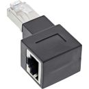 InLine Patchkabel-Adapter Cat.6A, RJ45 Stecker / Buchse,...