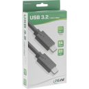 InLine USB 3.2 Gen.2 Kabel, USB Typ-C Stecker/Stecker, schwarz, 1m