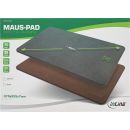 InLine Maus-Pad, Wireless Charging (Qi), Kunstleder, 370x225x7mm, schwarz