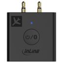 InLine® Flugzeug Bluetooth Audio Transmitter Sender, BT 5.0, aptX HD/LL