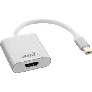 InLine® Mini DisplayPort HDMI Adapterkabel Aluminium mit Audio, 4K/60Hz