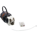 InLine® Patchkabelbuchse Cat.6A, wasserdicht IP68, 2x RJ45 Buchse, geschirmt