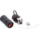 InLine Patchkabelbuchse Set RJ45 Cat.6A, wasserdicht IP68, für industrielle Anwendungen, mit Staubkappe