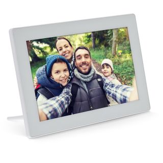 InLine, digitaler WIFI-Bilderrahmen WiFRAME, 10,1", 1280x800 16:9 LCD IPS Touchscreen, Frameo APP, weiß