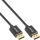 InLine DisplayPort 1.4 Kabel Slim, 8K4K, schwarz, vergoldete Kontakte, 1m