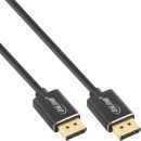 InLine DisplayPort 1.4 Kabel Slim, 8K4K, schwarz,...