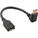 InLine® DisplayPort 1.4 Adapterkabel ST/BU, 8K4K,...