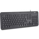 InLine® Design Keyboard, Tastatur, USB-Kabel, DE...