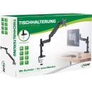 InLine Tischhalterung mit Lifter, beweglich, für Monitore bis 82cm (32"), max. 9kg