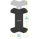 InLine One Click Easy 3 Drive & Ride Set mit Universalklemme und Lüftungsgitter-Clip