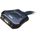 ATEN CS22D KVM-Switch 2-fach, DVI, USB, mit...