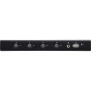 ATEN CS724KM 4-Port USB Boundless KM Switch, inkl. Kabel