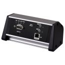 UHD+ 3×1 HDMI/VGA over HDBaseT Table Box with PoH (PD) - Cypress CH-2537TXM-TB