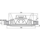 Wetterfestes ELA-Deckenlautsprecher-Paar, temperaturfest bis zu 100 °C SPE-284/WS