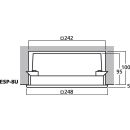 ELA-Wand- und Deckenlautsprecher zur Unterputzmontage ESP-8U