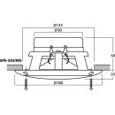 Einbaulautsprecher-Paar, 30 W SPE-265/WS