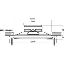 Einbaulautsprecher, 10 W SPE-140/WS