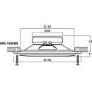 Einbau-Breitbandlautsprecher, 15 W SPE-150/WS