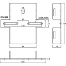 Masthalterungsset ITH-300