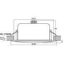 ELA-Deckenlautsprecher EDL-11TW/SW