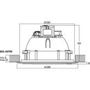 Schwenkbarer ELA-Deckenlautsprecher EDL-65TW