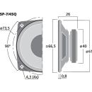 Universallautsprecher, 4 W, 4 Ω SP-7/4SQ