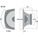 Universallautsprecher, 8 W, 8 Ω SP-40