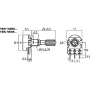 Mono-Potentiometer, 500 kΩ VRB-100M500