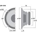 Universallautsprecher, 30 W, 4 Ω SP-17/4