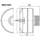 PA-Horntreiber, 35 W, 8 Ω MRD-34PA