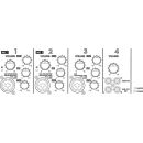 Professionelles Redepult mit integrierter 2-Kanal-Multi-Frequenz-Empfängereinheit in UHF-PLL-Technik SPEECH-204