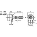 Mono-Potentiometer, 50 kΩ VRB-141M50