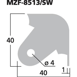 LS-Metallecke MZF-8513/SW
