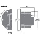 High-End-Bändchenhochtöner-Paar, selektiert, 25 W, 8 Ω RBT-20