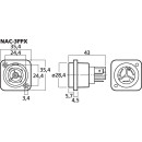 NEUTRIK-POWERCON-True1-Einbaubuchse NAC-3FPX