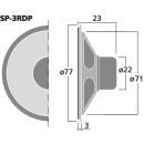 Miniatur-Einbaulautsprecher SP-3RDP