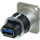 USB-3.0-Durchgangs-Einbaubuchse NAUSB-3