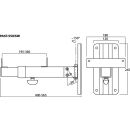 Wandhalter für Standard-Holzboxen PAST-550/SW