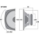 Hi-Fi-Tiefmitteltöner, 30 W, 8 Ω (/8) und 4 Ω (/4) SP-60/4