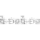 XLR-Einbaubuchse, 5-polig NC-5FDL1