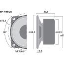 Universallautsprecher, 4 W, 4 Ω SP-7/4SQS