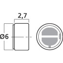 Qualitäts-Subminiatur-Backelektret-Messmikrofonkapsel MCE-4500