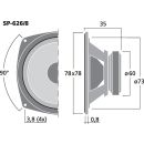 Universal-Breitbandlautsprecher, 2 W, 8 Ω SP-626/8