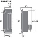 Bändchen-Hochtöner, 40W, 8 Ω RBT-95SR