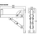 Wandhalter für PA-Boxen PAST-84/SW