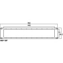 Frontrahmen, 482mm (19"), 2 HE RSP-10F